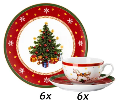 Produktbild von Hutschenreuther Happy Wintertime Kaffeeset/Kombi 18tlg