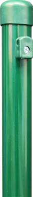 Produktbild von Alberts Zaunpfosten für Maschendrahtzäune | zinkphosphatiert, grün kunststoffbeschichtet | Länge 1500 mm | Pfosten-Ø 38 mm