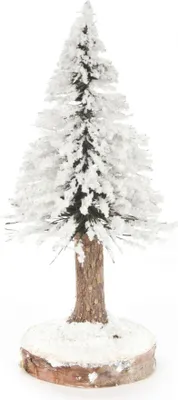 Produktbild von Holzbaum Fichte weiß Höhe 11,5cm NEU