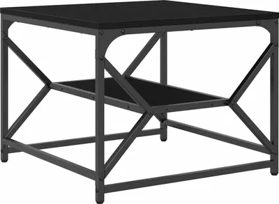 Produktbild von （Robust Möbel）Satztische/Couchtisch elegantes Design - Wohnzimmertisch - Schwarz Eichen-Optik 51x50x40cm - Couchtische DEMöbel342062
