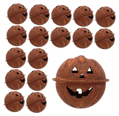 Produktbild von 20 Stück Halloween Dekorationsglocken für Katzenhalsbänder und Herbstgirlanden