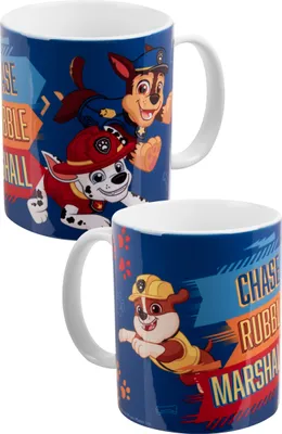 Produktbild von Paw Patrol Tasse - Paw Boy - Kaffeetasse Becher Kaffeebecher aus Keramik 320 ml