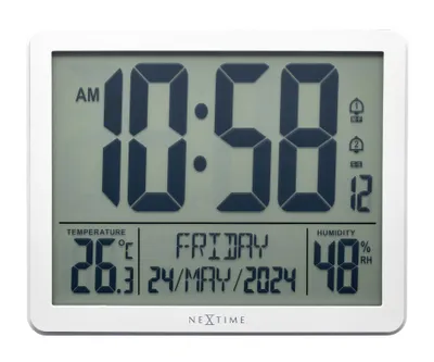 Immagine prodotto di NeXtime - 5251WI - Orologio sveglia - bianco - Oneforall