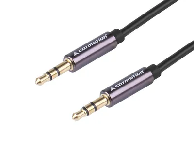 Image de Câble audio 300 cm, TPE tressé, jack > jack (AUX 3,5 mm)