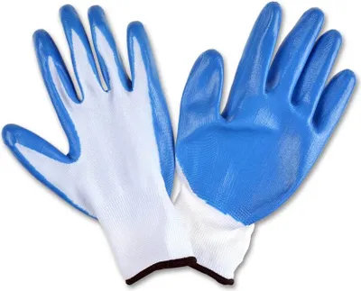 Produktbild von Suki Handschuhe, Arbeitshandschuhe Nylon, Nitril mit Bund Gr. 8 - Nr.: 1801980