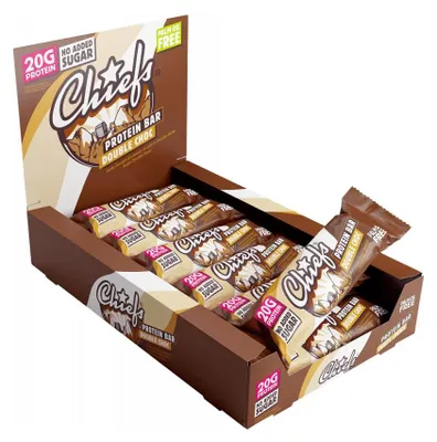 Produktbild von Chiefs Protein Bar (12x55g) Double Choc - Riegel - Protein-Riegel