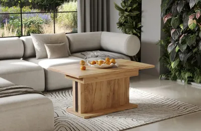 Zdjęcie produktu dla Ława rozkładana podnoszona Solaria 110(170)x65 dąb złoty craft