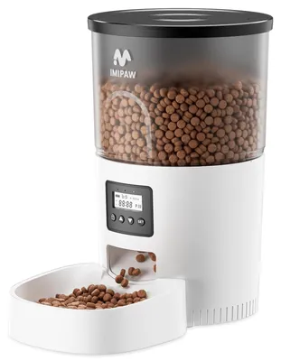 Productafbeelding van Voerautomaat voor katten, programmeerbare timer, voerdispenser voor katten en honden, 3 liter