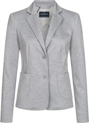 Produktbild von HECHTER Paris CASUAL Damen-Jerseyblazer Modern-Fit Hellgrau 42