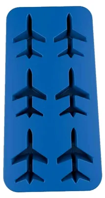 Produktbild von Eiswürfelform in Flugzeugform aus Silikon - Ideal für Eis oder Schokolade