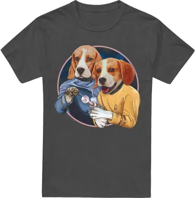 Produktbild von Star Trek - T-Shirt für Herren/Damen Uni TV18025 (XL) (Holzkohle)