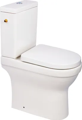 Produktbild von 'aquaSu® Spülrandlose WC-Kombi +7,5 cm, weiß, Toilette mit Spülkasten und WC-Sitz, Tiefspüler, Spükasten mit 2-Mengen-Spülung, WC-Sitz mit Absenkautomatik, 04873 6