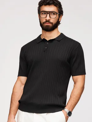Produktbild von OMBRE T-Shirt Slim Fit V-1 OM-POSS-0169 black XL