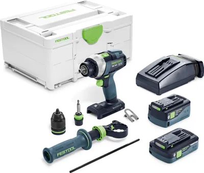 Produktbild von Festool Akku-Bohrschrauber QUADRIVE TDC 18/4 5,0/4,0 I-Plus