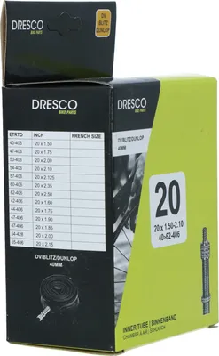 Produktbild von Dresco Schlauch 20 x1.50-2.50 (40/62-406) Valve Dunlop 40mm