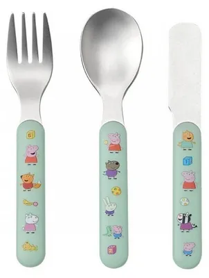 Immagine prodotto di Petit Jour Set di 3 posate Peppa Pig
