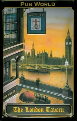 Produktbild von Blechschild Nostalgieschild : The London Tavern