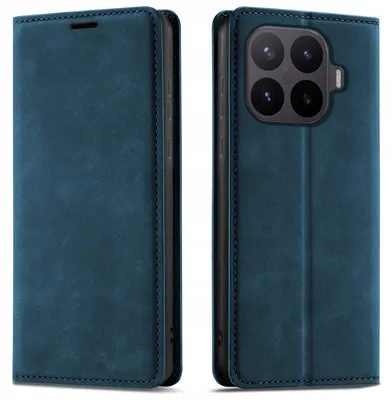 Zdjęcie produktu dla Etui Z Klapką Do Xiaomi 17T Zamykane Magnetyczne Skórzane + Szkło 9H