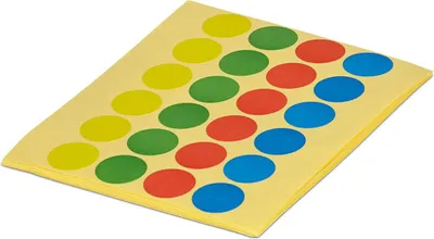 Produktbild von MAUL Klebepunkte 480 Stück rot grün blau gelb