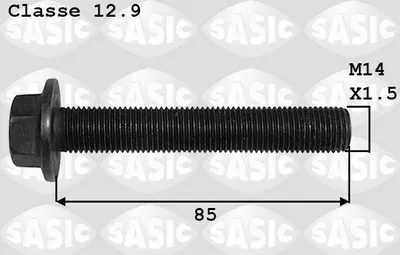 Produktbild von SASIC Riemenscheibenschraube 8706021 für FORD MONDEO IV Turnier (BA7) 98mm