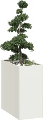Zdjęcie produktu dla Maison Exclusive – donica na rośliny, biała, 40 x 80 x 80 cm, stal