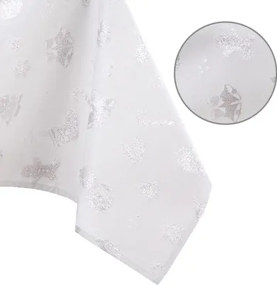 Zdjęcie produktu dla Obrus świąteczny CHRISTMASSTORY 140x220 srebrny AmeliaHome