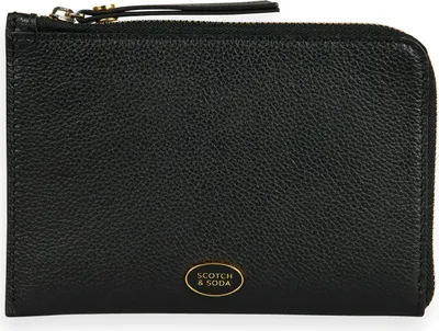 Immagine prodotto di SCOTCH & SODA Pelle caso di identificazione Leather Travel Wallet Black nero
