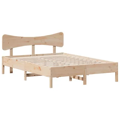 Produktbild von vidaXL Massivholzbett ohne Matratze 120x200 cm Kiefernholz