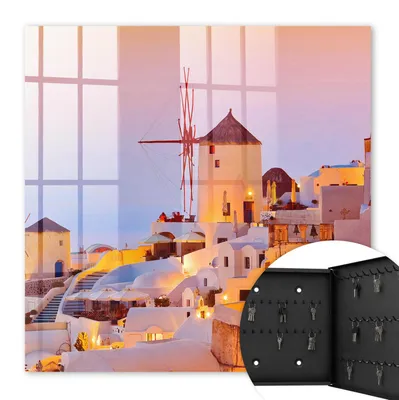 Produktbild von Metall Schlüsselkasten 30 x 30 cm - schwarzer Schlüsselschrank zur Wandmontage - wandhängende Schlüsselbox mit Tür - rechts öffnend - Schlüsselaufbewahrung für Flur - Büro - Arbeitszimmer - Werkstatt - Garage - Griechische Insel