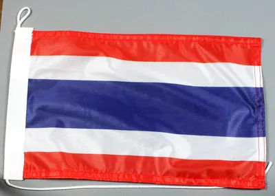 Produktbild von Bootsflagge : Thailand 30x20 cm Motorradflagge