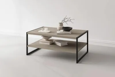 Immagine prodotto di Tavolino largo DENALI - beige / nero