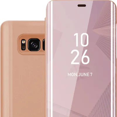 Image de Cadorabo Housse pour Samsung Galaxy S8 PLUS en rose Cover Backcover Housse Book Case Booklet