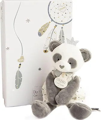 Produktbild von Doudou Geschenkset - Plüschtier Panda 20 cm