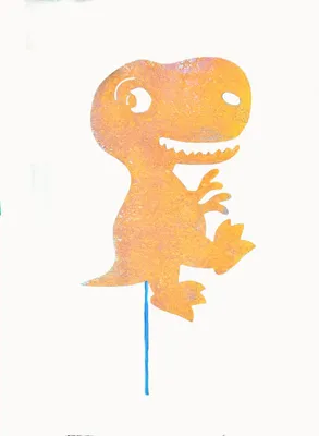 Produktbild von Edelrost Dino Gartenstecker Rost Dinosaurier Dinos Kindergeschenk