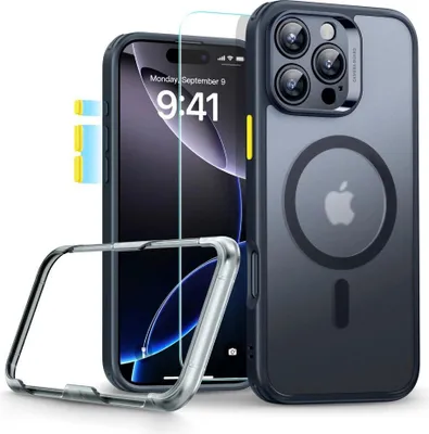 Obrázek produktu pro Esr Classic Pro Set Halolock Magsafe Iphone 16 Pro Max Frosted Black