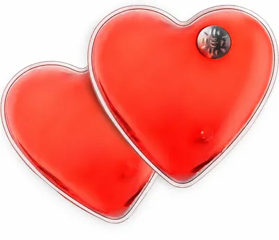 2x Taschenwärmer Herzform - Sofort-Wärmekissen für kalte Hände – Default Title