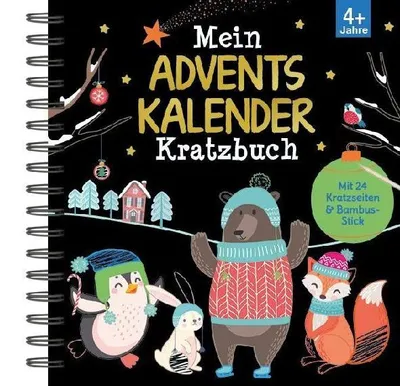 Produktbild von Mein Adventskalender-Kratzbuch