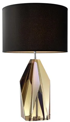 Produktbild von Casa Padrino Luxus Wohnzimmer Kristallglas Tischleuchte / Tischlampe - Hotel Kollektion