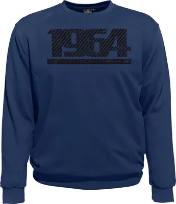 Produktbild von Übergrößen Sweatshirt AHORN SPORTSWEAR Graphic Number schwarz Alpine Blue 3XL