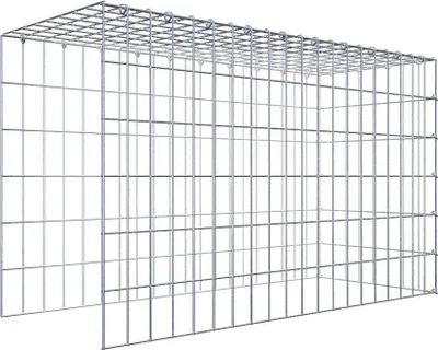 Produktbild von Anbaugabione Typ 4 100 cm x 60 cm x 40 cm (L x H x T), Maschenweite 5 cm x 10 cm, C-Ring