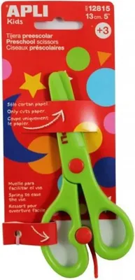 Image de Ciseaux APPLI Maternelle - Vert - Lame plastique 13 cm