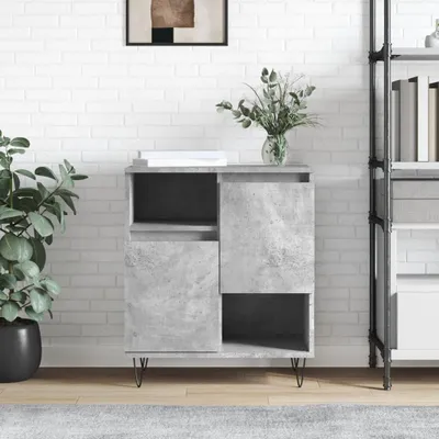 Produktbild von vidaXL Sideboard Betongrau 60x35x70 cm Holzwerkstoff