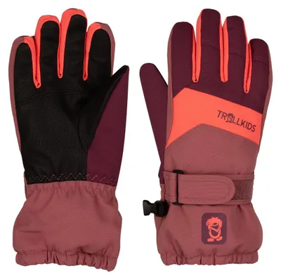 Produktbild von TROLLKIDS Rauland wasserdichte Kinder Finger Handschuhe pink 7-8 J