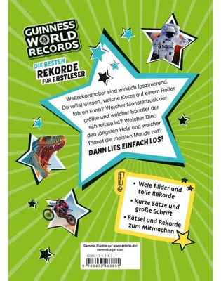 Produktbild von Guinness World Records für Erstleser - Die besten Rekorde für Erstleser