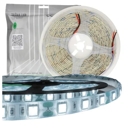 Produktbild von LED-Band, 14,4 W/m, 12 V, SMD5050, 5 Meter, kaltweiß, wasserdicht, hohe Lichtausbeute