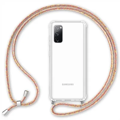 Immagine prodotto di NALIA Samsung Galaxy S20 FE - Custodia per cellulare con copertura a catena custodia in corda arcobaleno