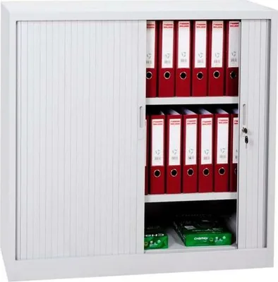 Produktbild von Aktenschrank Bisley Grau 105 x 102 x 45 cm