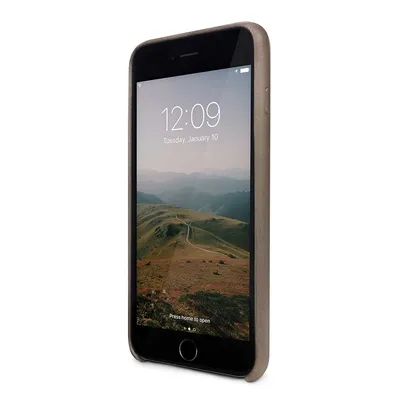 Image de Twelve South Clip en cuir relaxé avec poches pour Apple iPhone 8/7/6/6S - taupe chaud