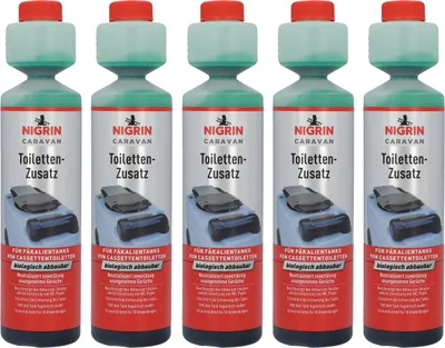 Produktbild von NIGRIN Caravan Toilettenzusatz 250ml 5x