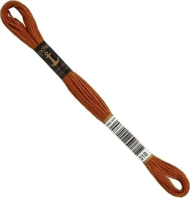 Obrázok produktu pre Anchor Stranded Bavlna 00310 8 m Vyšívacia priadza